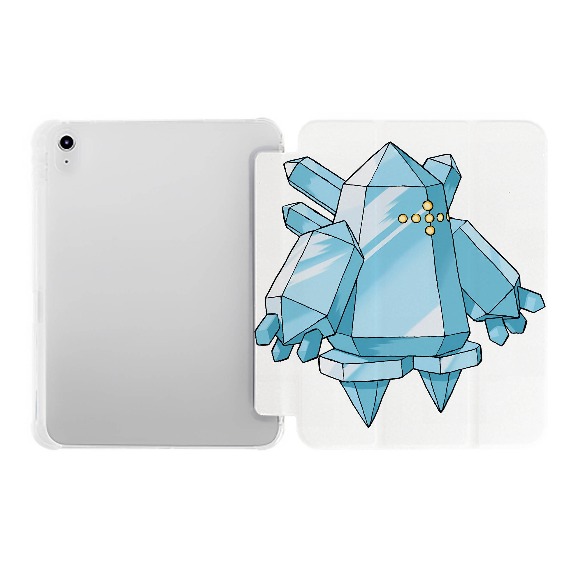 （画像用） ポケットモンスター Pokémon IPad ケース ペン収納付き 三つ折りスタンド PUレザー×シリコン 対応機種9.5/10.5/10.9インチ